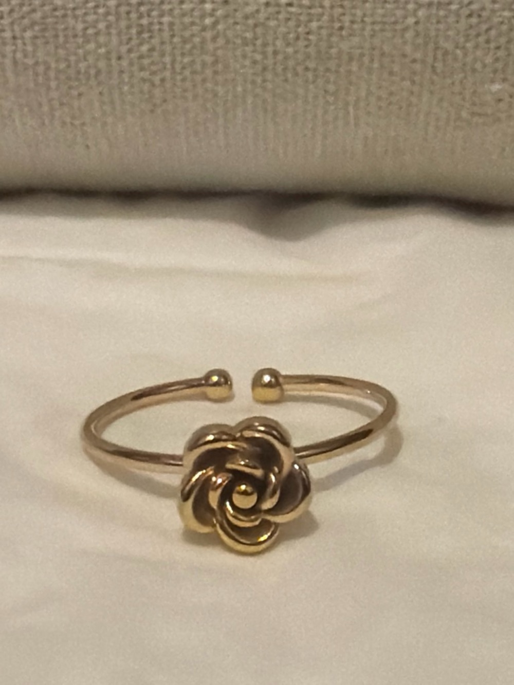Gold Rose Cuff Bracelet - Women's Jewelry